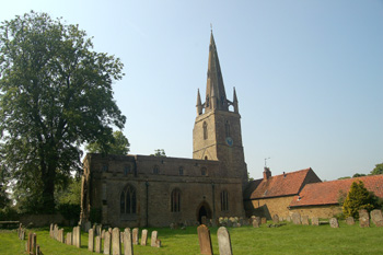 Harrold church from the north May 2008